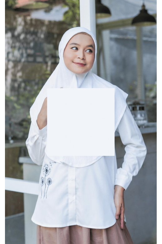 Bergo Kirana Knit Broken White